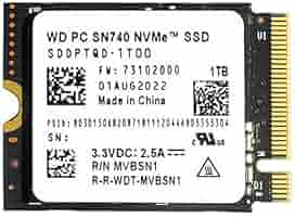 Amazon | WD SN740 1TB SSD M.2 2230 30mm PCIe Gen4 x4 NVMe